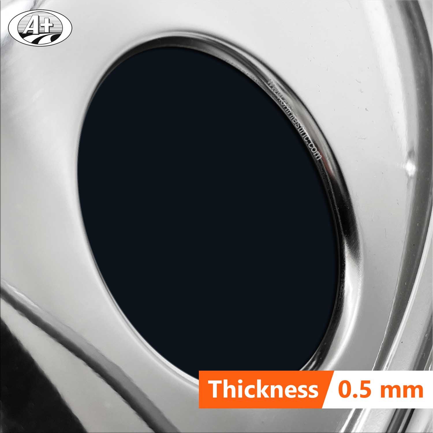(11225F) 22.5＂Stainless Steel (New Swedish Style) Front Wheel Cover for Trucks/Buses