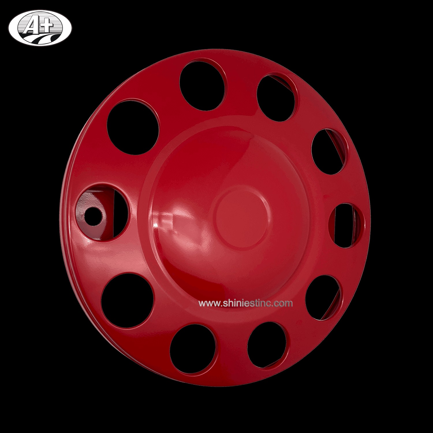 (15225F-A-PC-RD) 22.5＂T304 S/S Protector Cover with Powder Coated (Red)