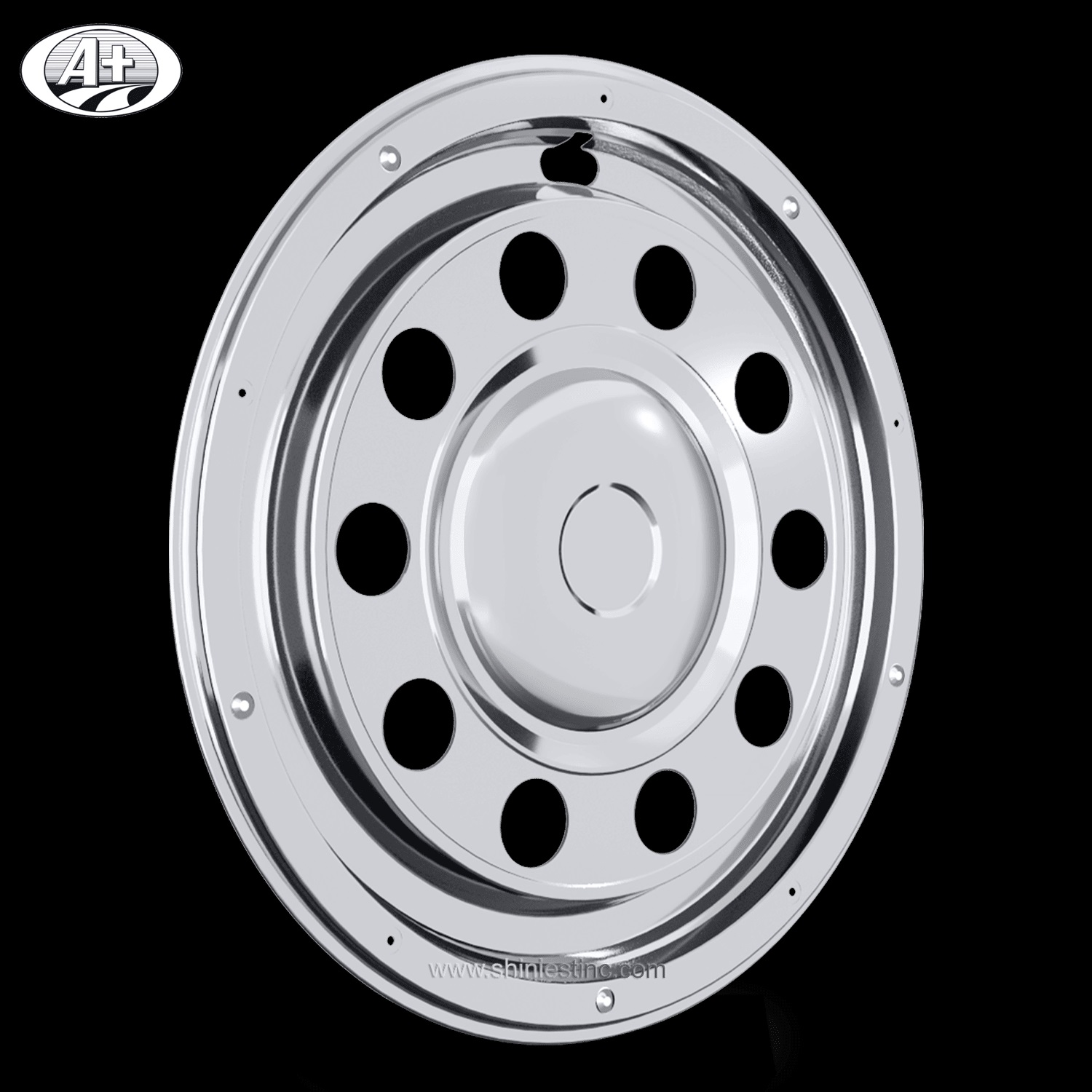 (10225R-A) 22.5＂Stainless Steel Rear Wheel Cover for Trucks/Buses