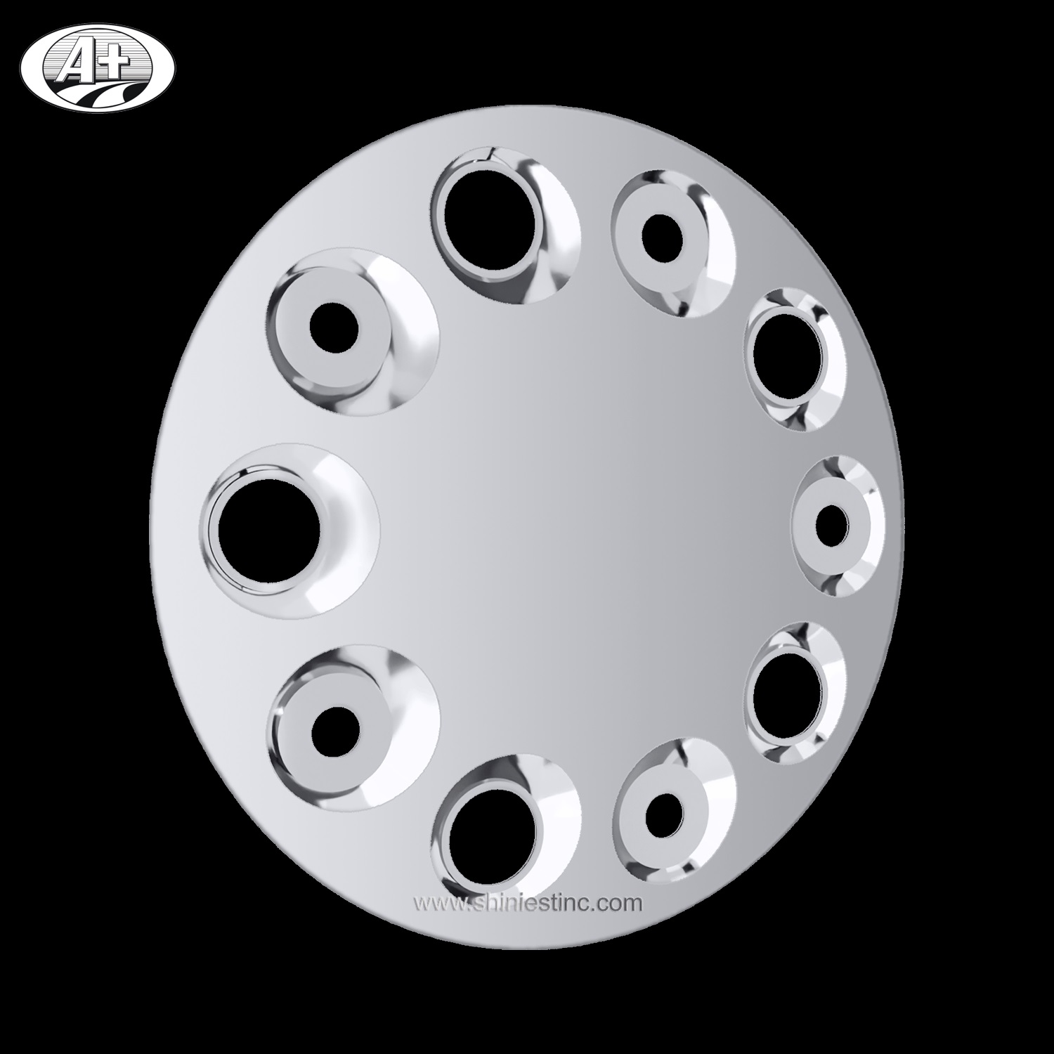 (E00225F) 22.5＂T304 S/S Hub Cover for Steel/Alloy Wheel