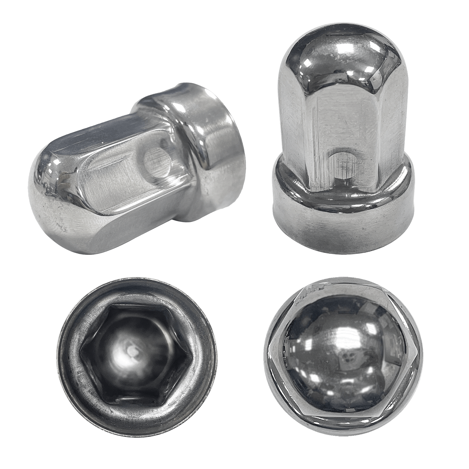 (Z020) S/S Wheel Lug Nut Cover (Wheel Nut Size 20mm)