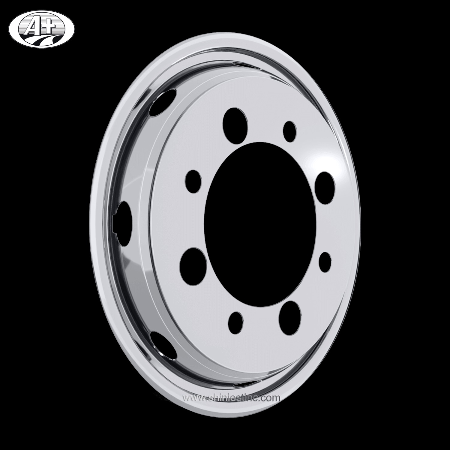 (70195F-O) 19.5＂x 7.5＂& 19.5＂x 8.25＂S/S Deep Front Wheel Liner with Open Center