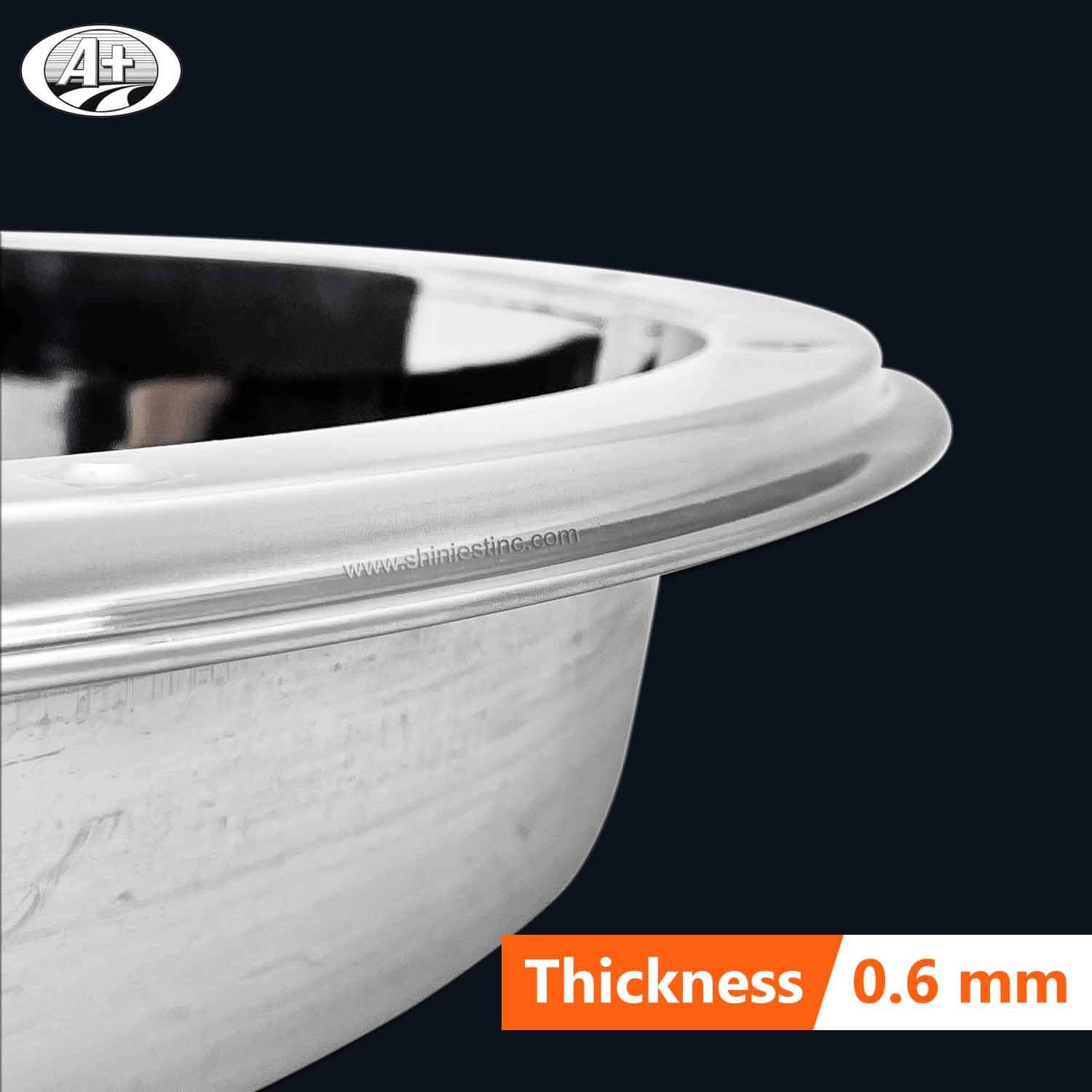 (30195R-82) 19.5＂T304 Stainless Steel Wheel Trim Ring for Rear Wheel (82mm Depth)