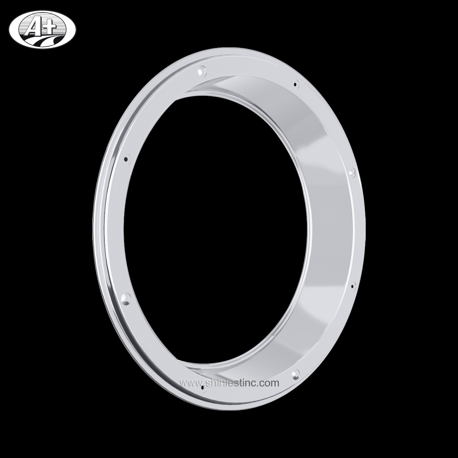 (30195R-82) 19.5＂T304 Stainless Steel Wheel Trim Ring for Rear Wheel (82mm Depth)