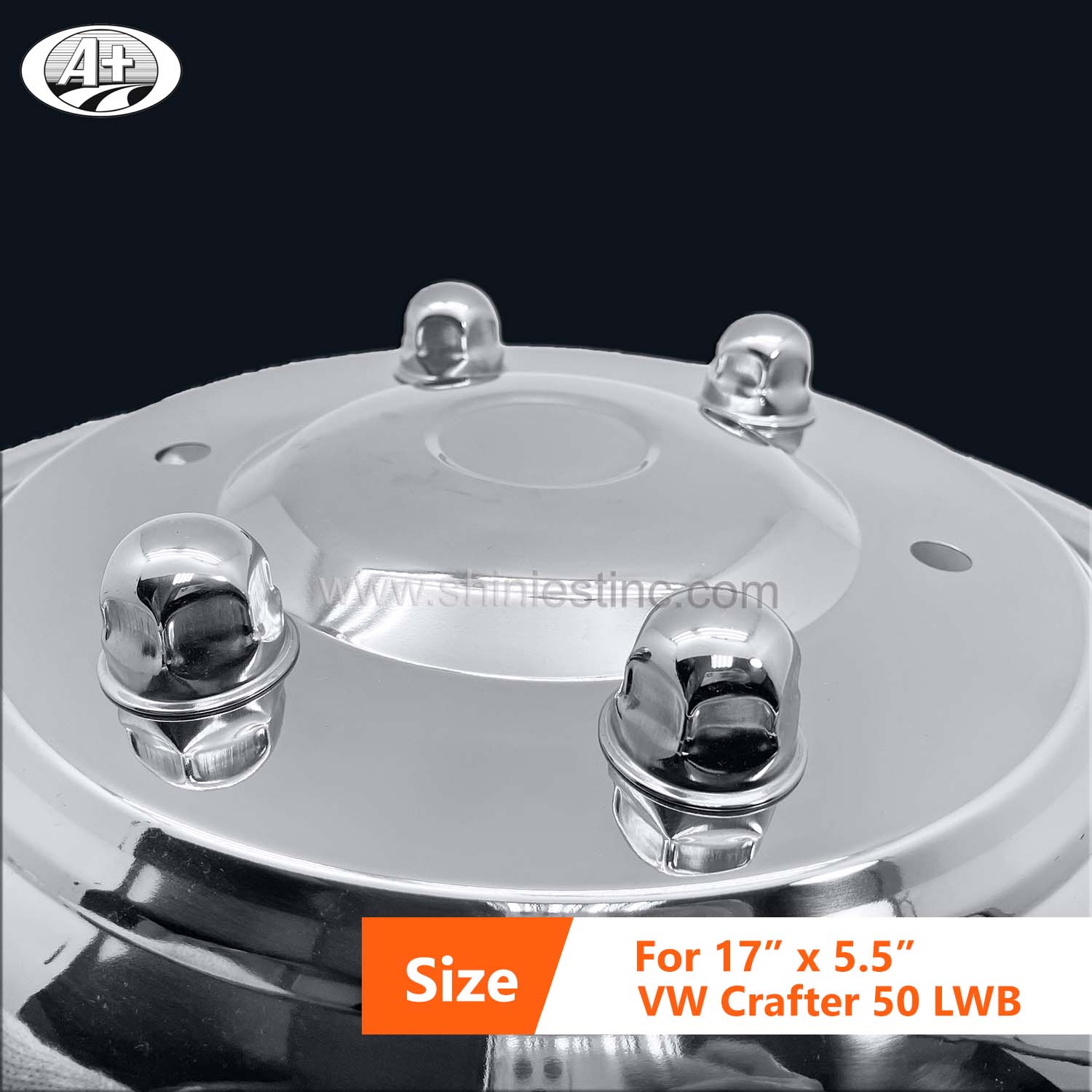 (70017-12) 17＂T304 S/S Wheel Cover Set for VW Crafter 50 LWB