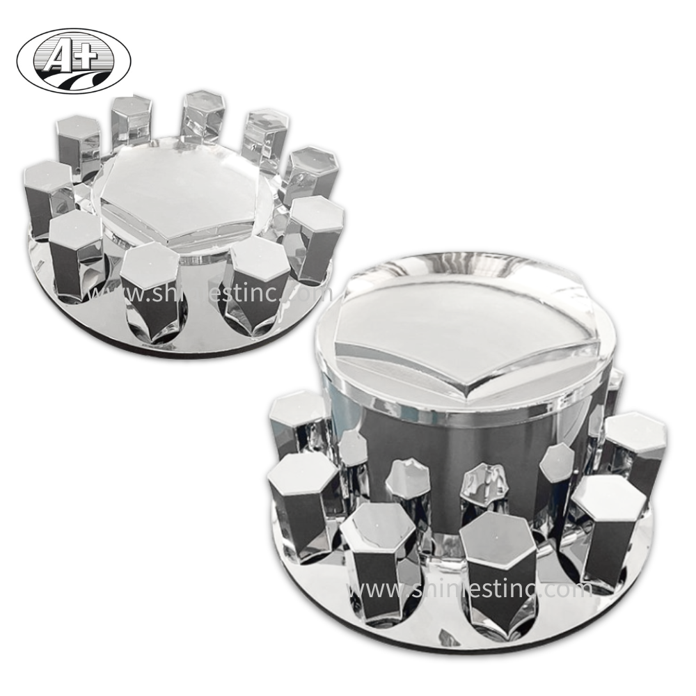 ABS Hexagonal Wheel Cover Set for 22.5” Axles with 350mm Fitment