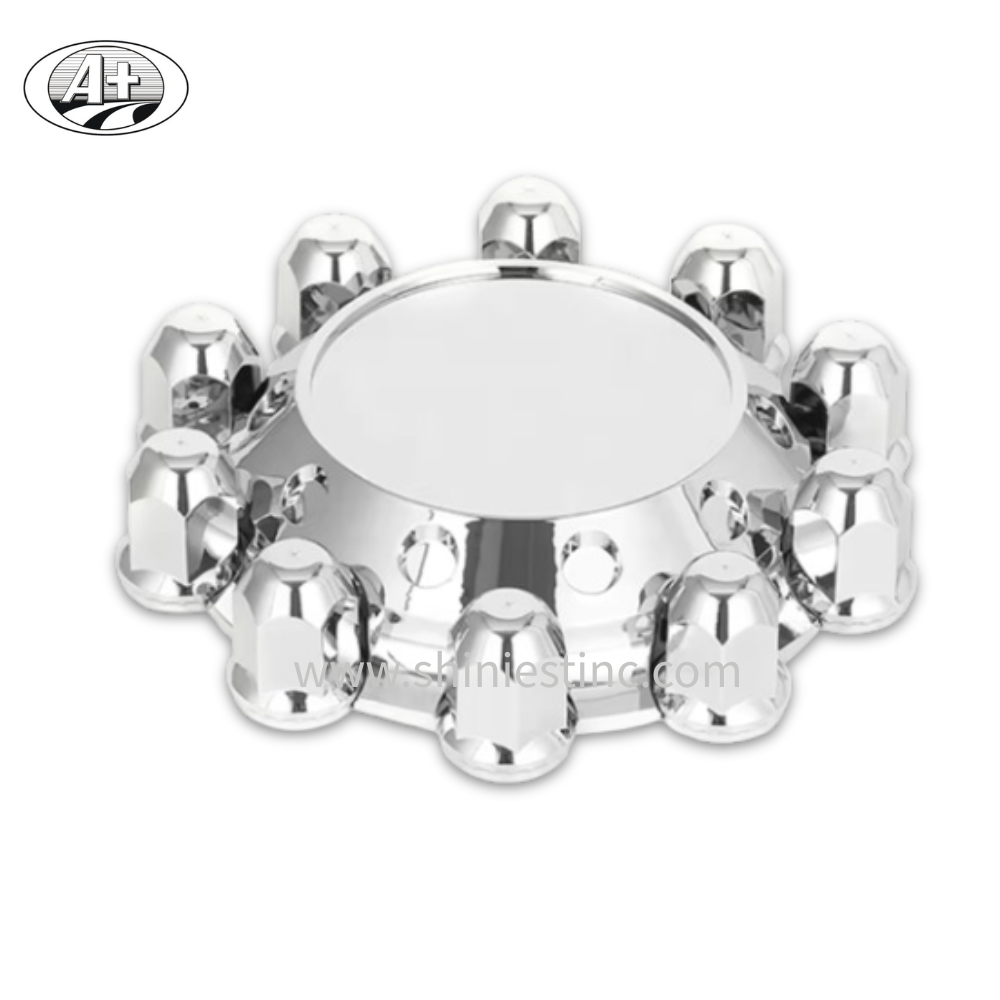 Wholesale Flat Front Axle Cover for 22.5 Inch with Chrome ABS