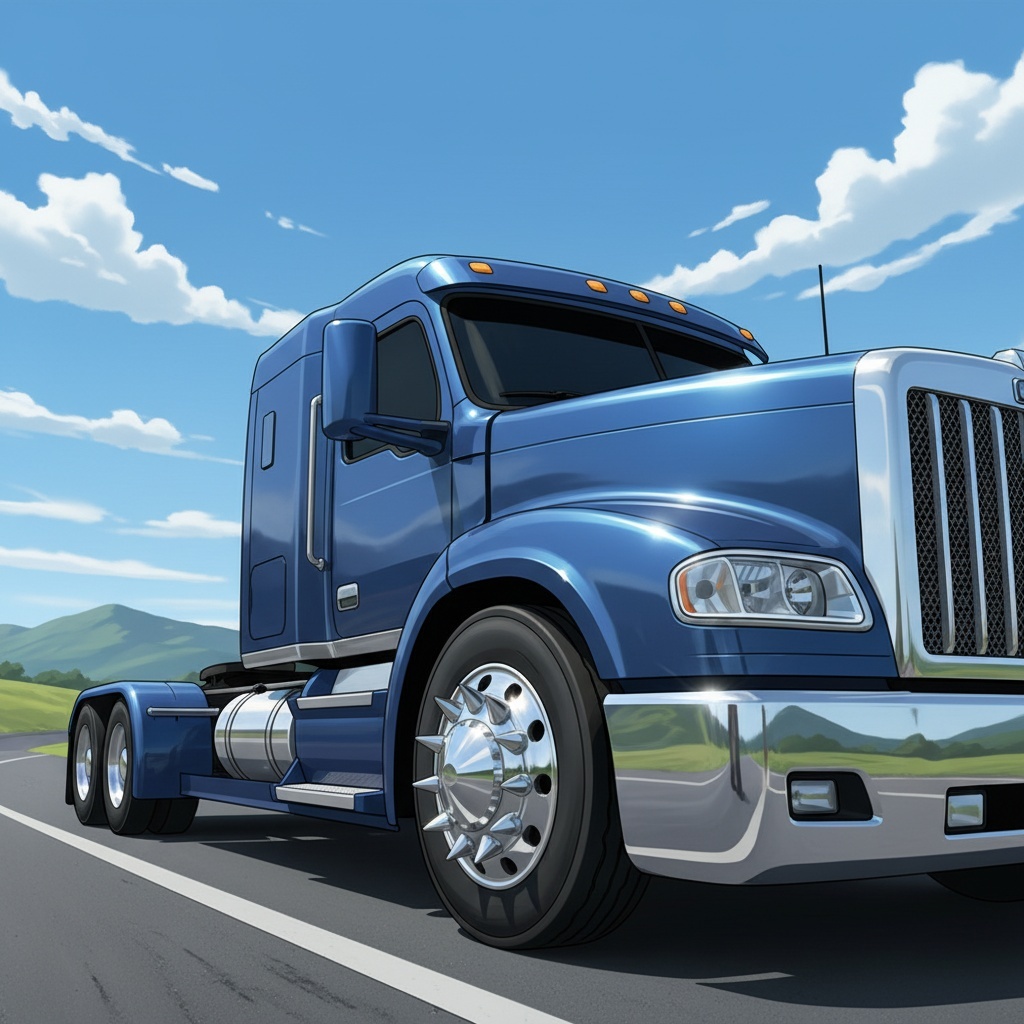 Standard Spike Front Axle Cover for 22.5 Inch with Chrome ABS