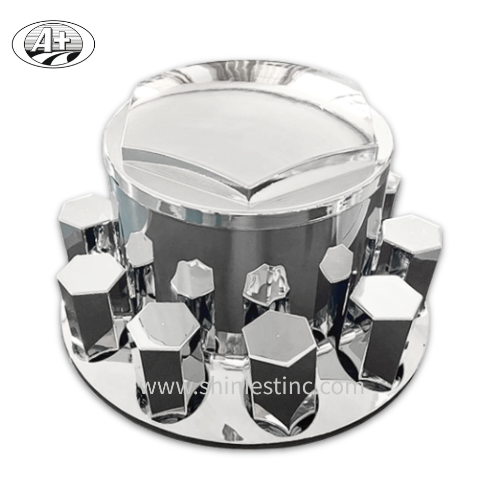 Low Hex Front Wheel Cover for 22.5 Inch with Chrome ABS