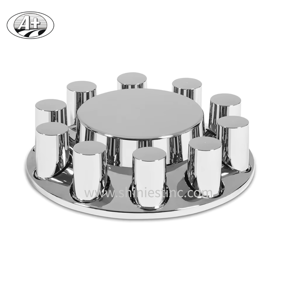 Flat Style Rear Axle Cover for 22.5 Inch with Chrome ABS