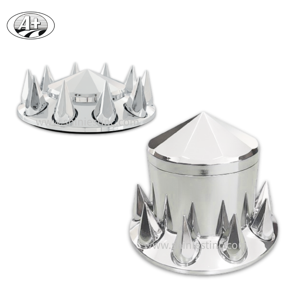 22.5” Wholesale Spike Axle Cover for Rear Wheels with ABS Chrome