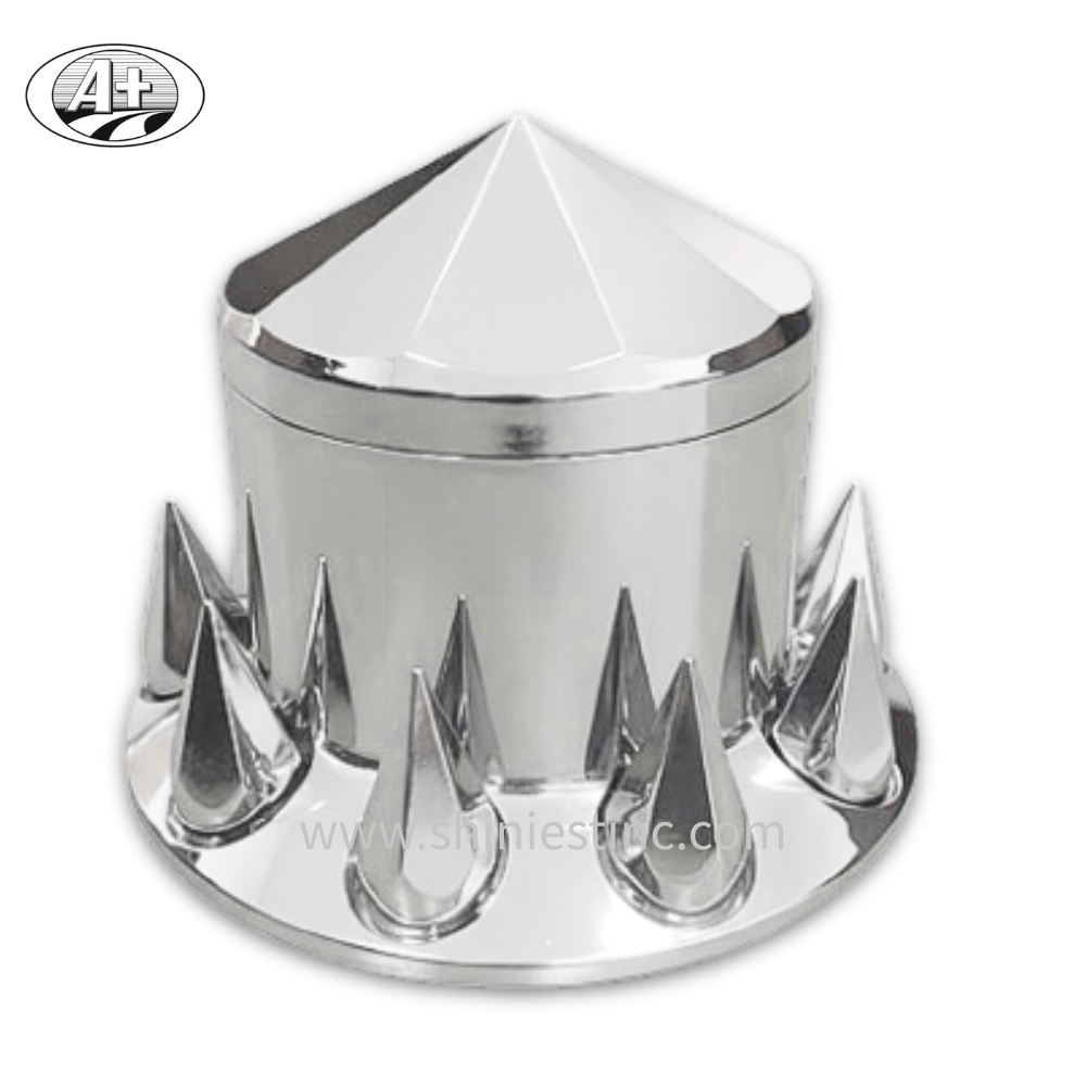22.5” Wholesale Spike Axle Cover for Rear Wheels with ABS Chrome
