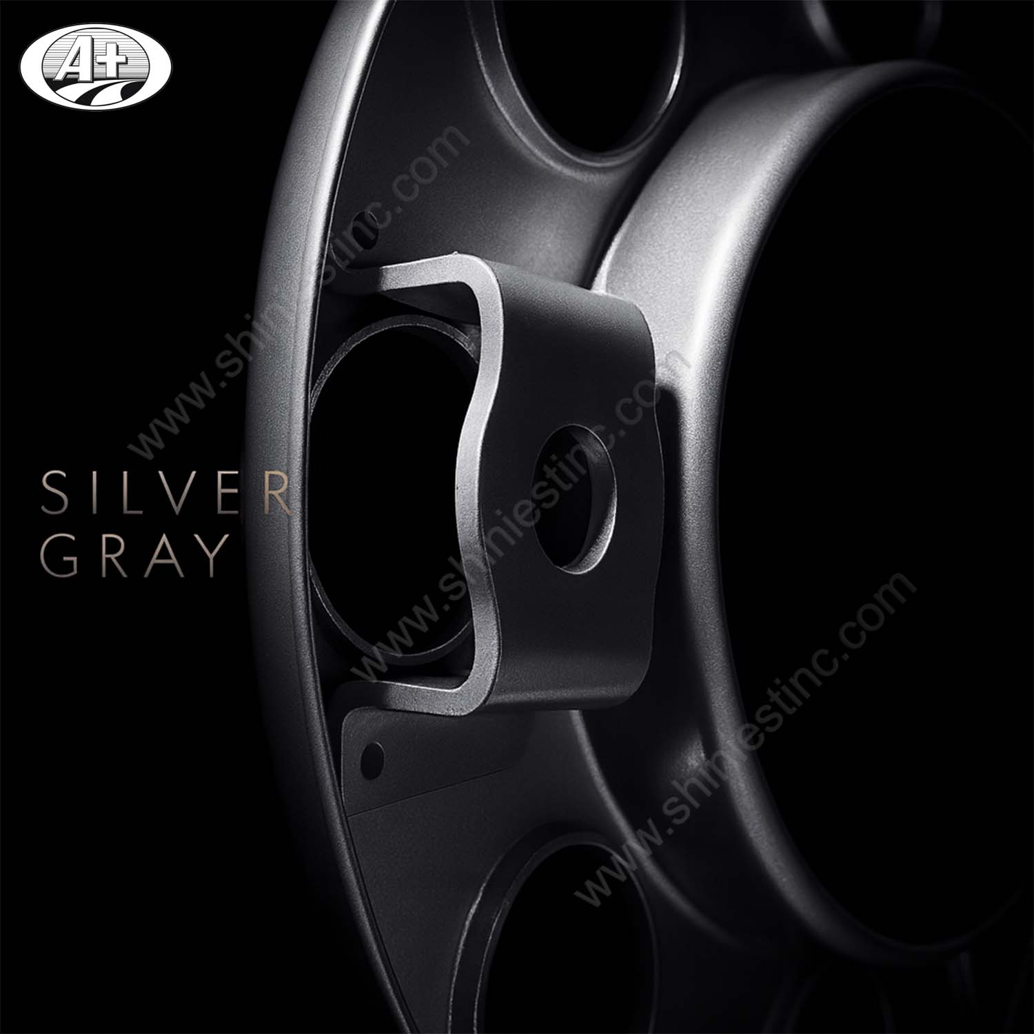 19.5” OE Benz Wheel Cover for Trucks with Silver Gray 2mm Steel Ring