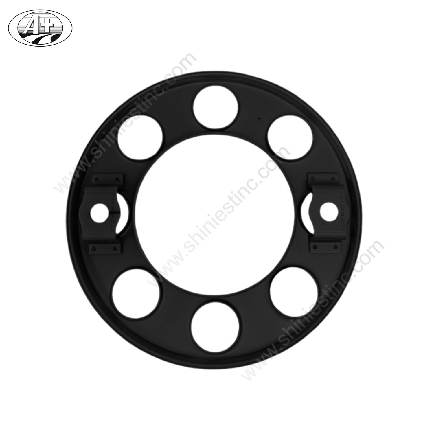 Black Wheel Cover for EU 19.5” PCD 275mm Mercedes Trucks