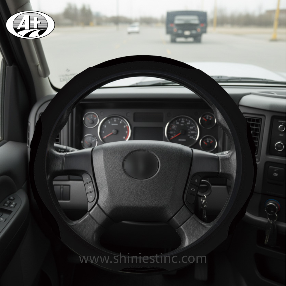 18 Inch PU Steering Wheel Cover for Universal Cars with 4 Colors