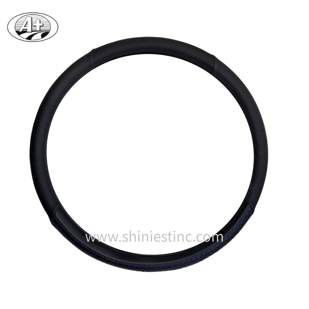 Textured Steering Wheel Cover for Universal Vehicles with 18 Inch / 45 Cm