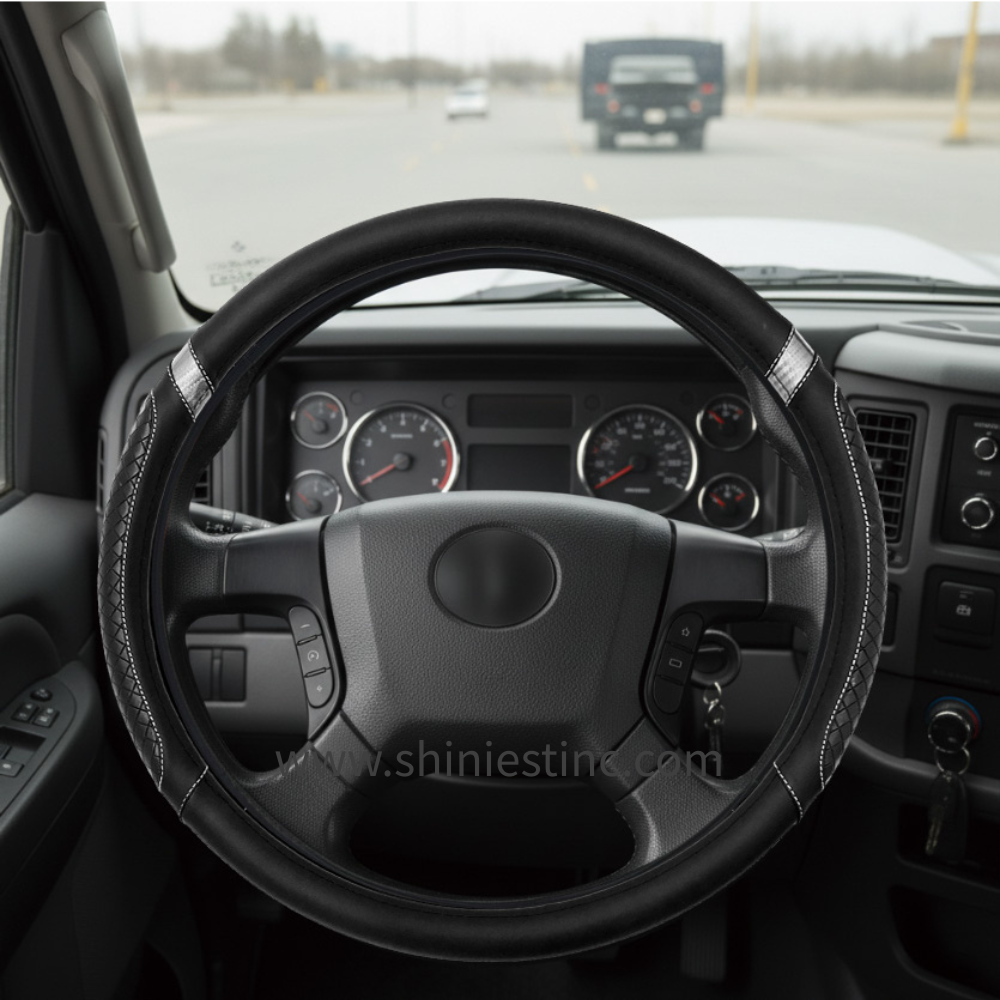 Steering Wheel Cover 18 Inch / 45 Cm - Fleet-Ready in Four Color Options