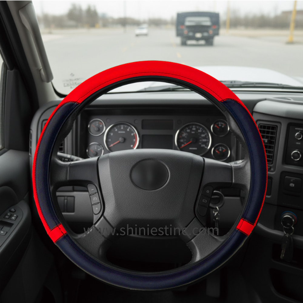 Performance Grip PU Dual-Tone Steering Wheel Covers for 18 Inch / 45 Cm