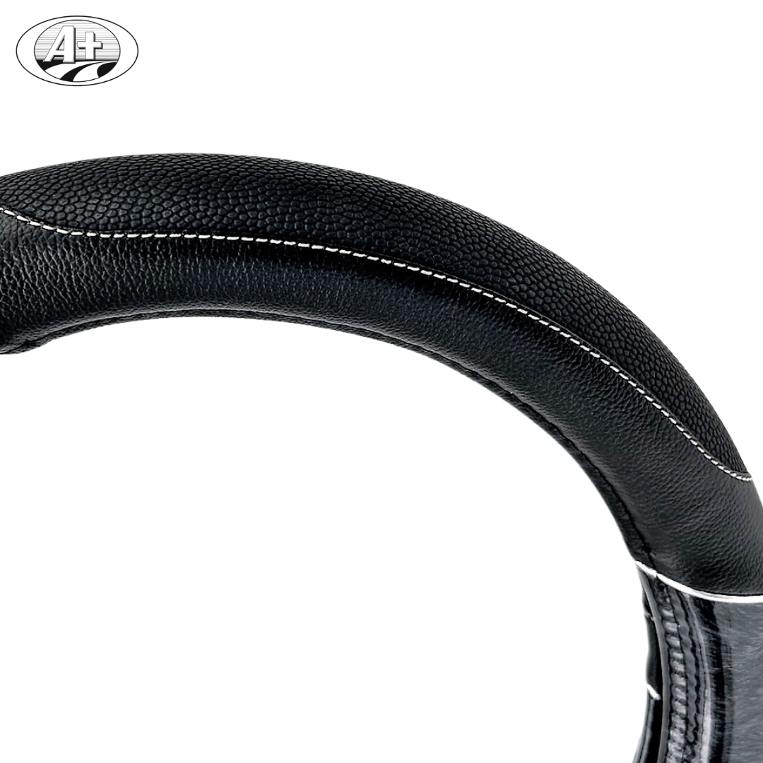 Woodgrain Steering Wheel Cover for Trucks with 45cm Universal Fit