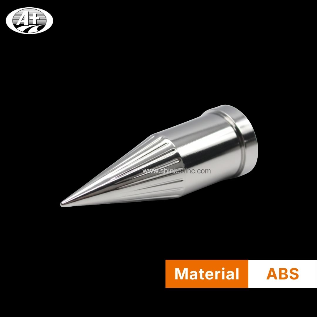 25 mm Chrome ABS Plastic Lug Nut Cover Kit & Wheel Axle Cover Tool for Semi Truck