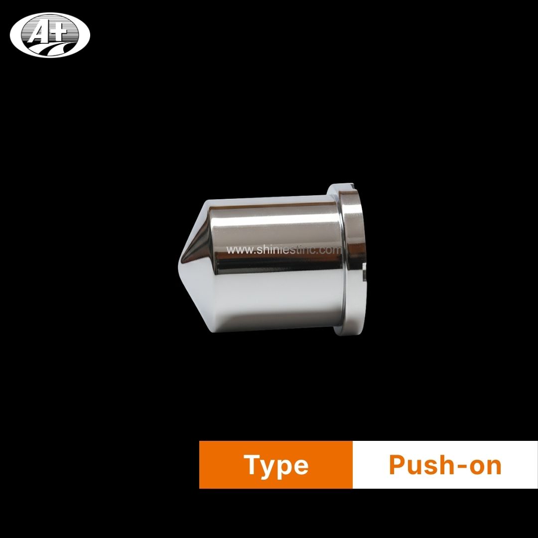 US 22.5 Inch ABS Chrome Plated Nut Cover for 29mm Wheel Lug