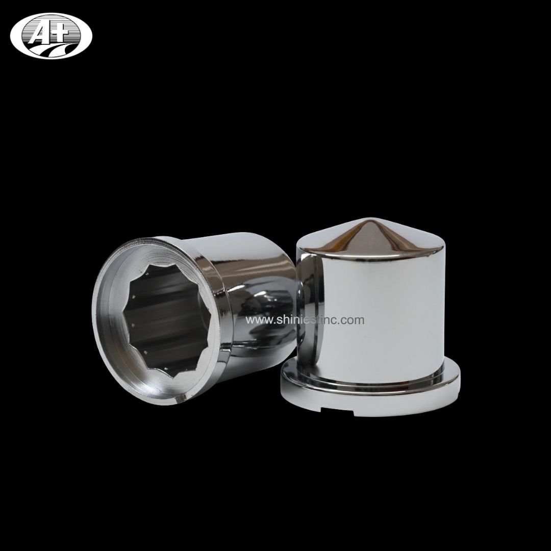 US 22.5 Inch ABS Chrome Plated Nut Cover for 29mm Wheel Lug