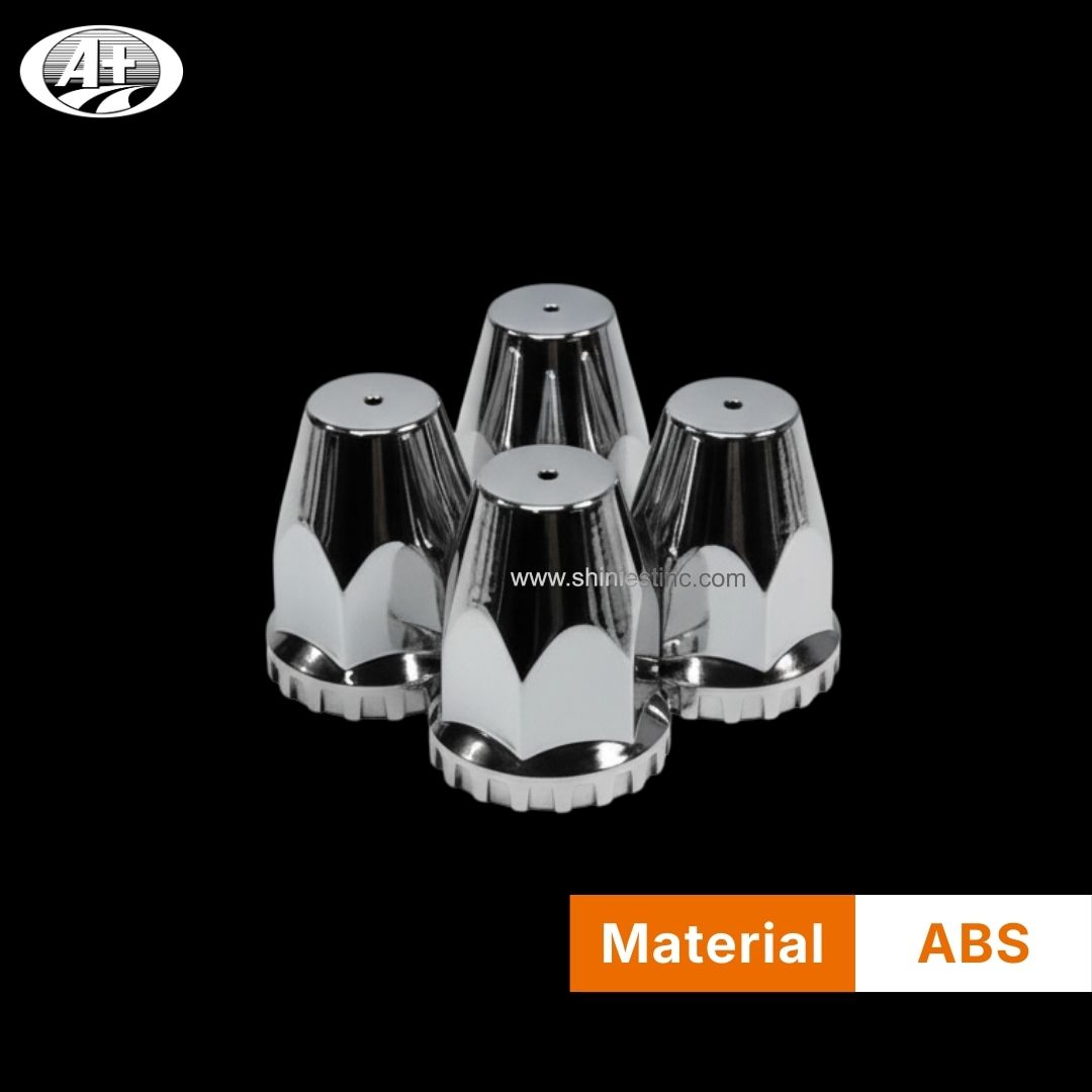 Us 22.5” ABS Chrome 33mm Hex Wheel Nut Cover