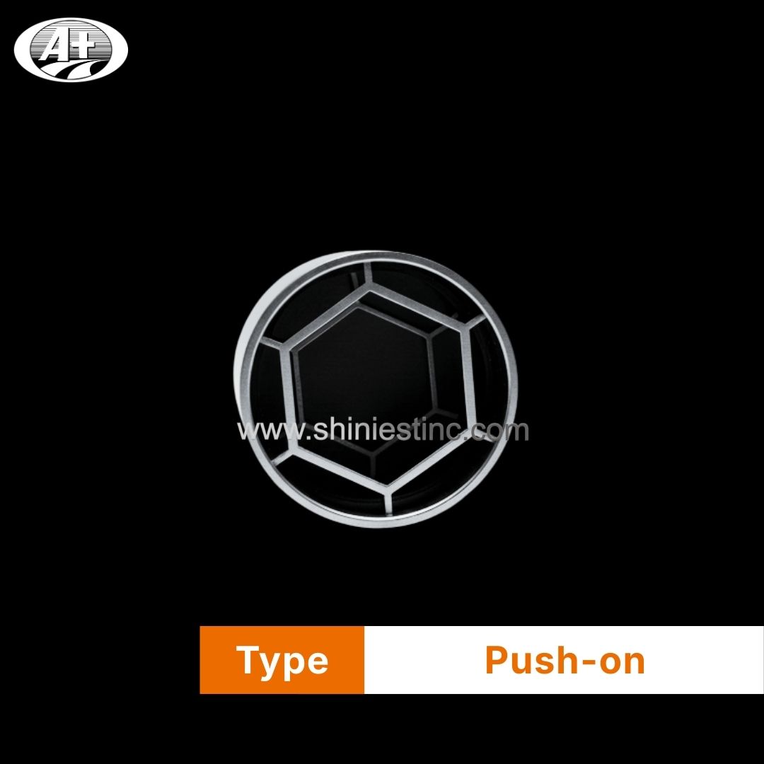 Chrome Conical 38mm Lug Nut Cover for 22.5” Wheels