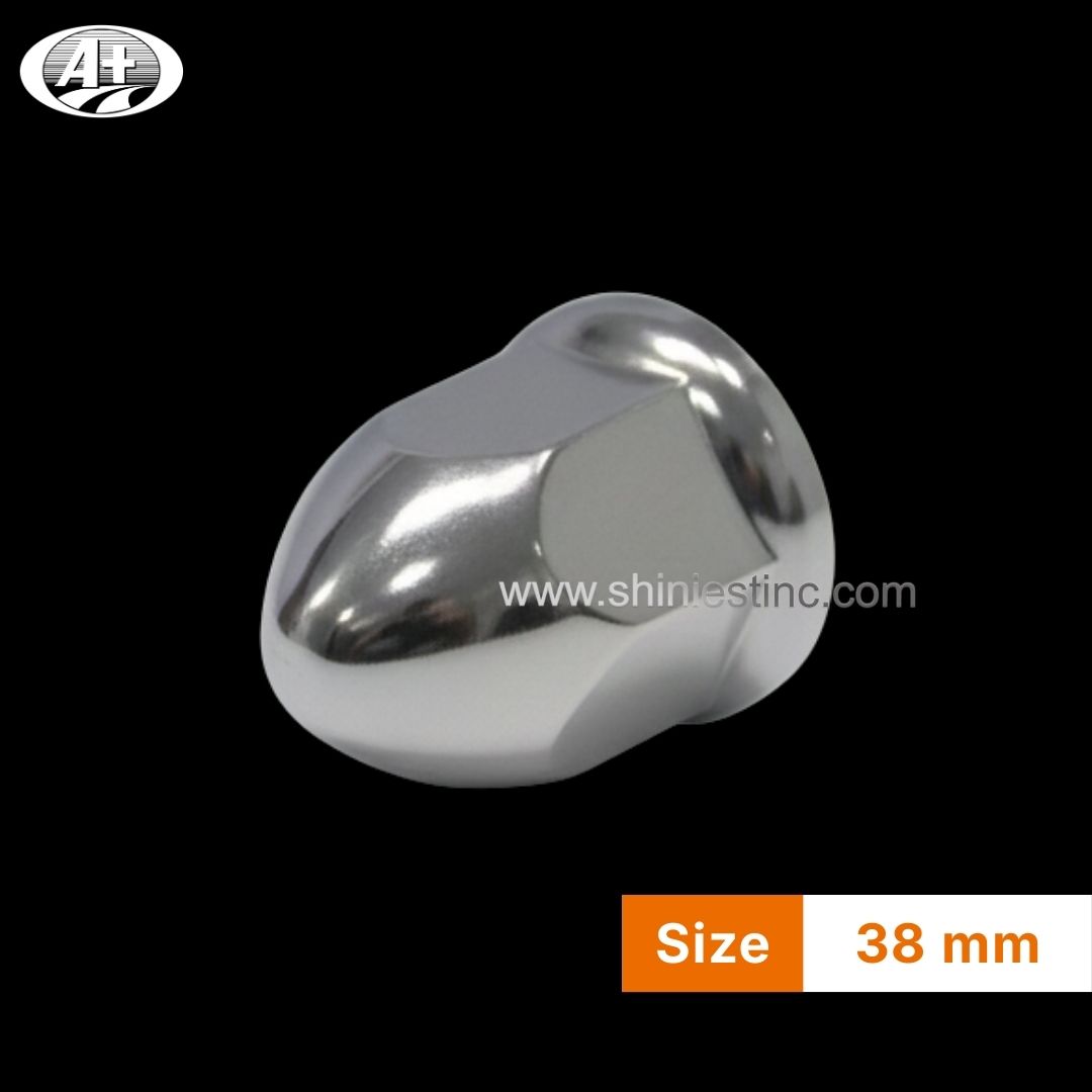 Us 22.5” Chrome Dome 38mm Wheel Cover