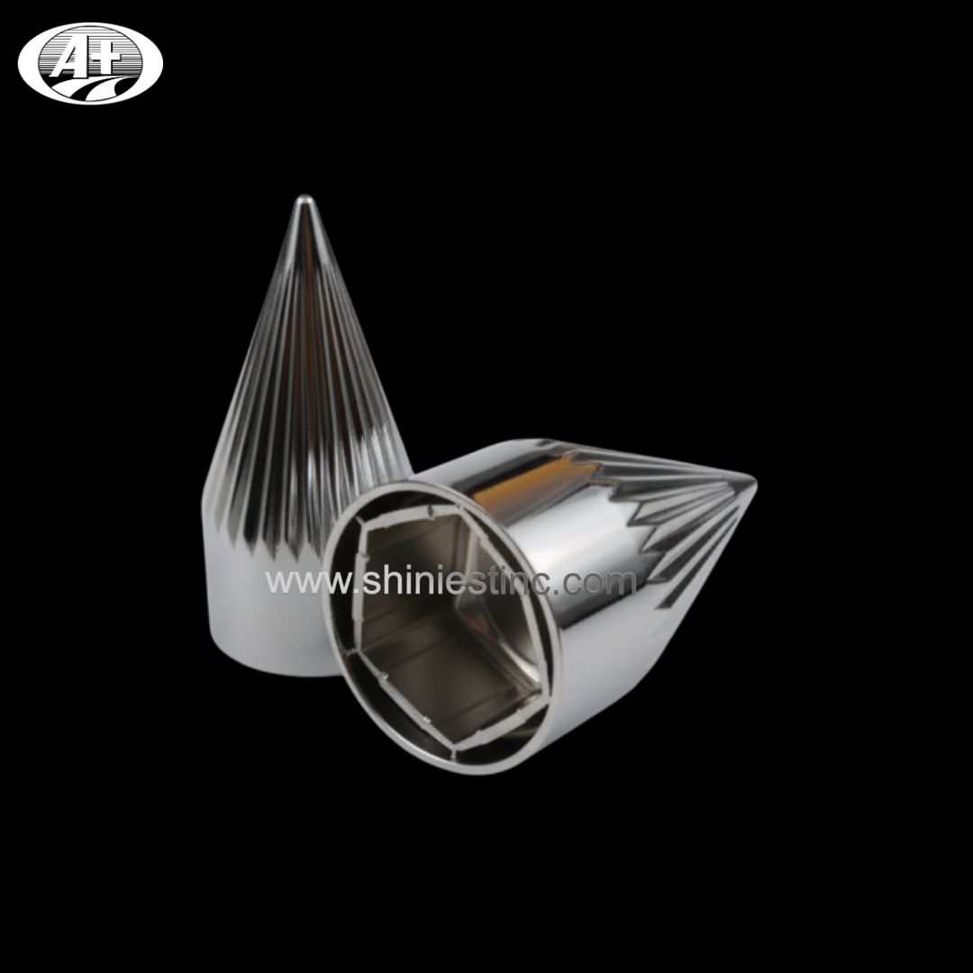38mm Chrome Conical Cover for Us 22.5” Wheels