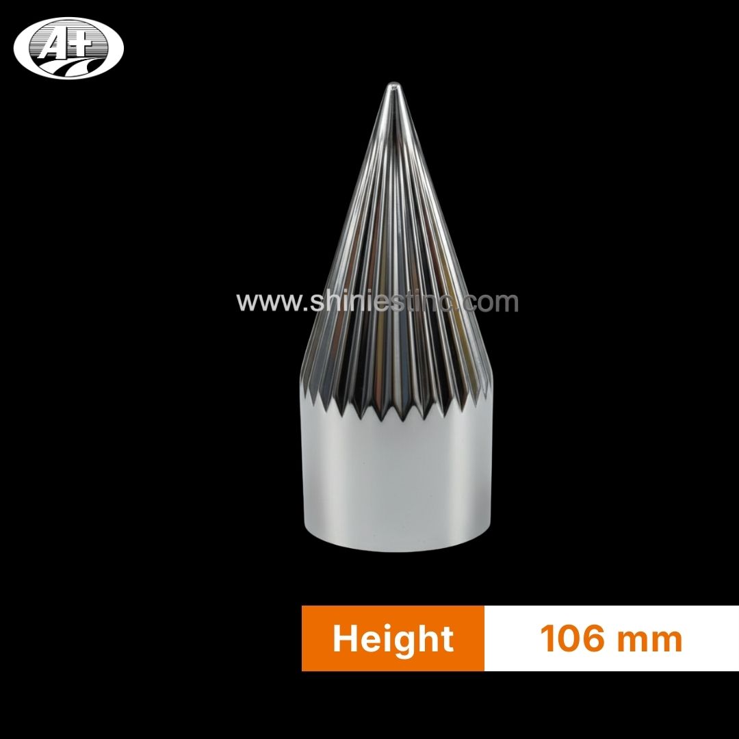 38mm Chrome Conical Cover for Us 22.5” Wheels