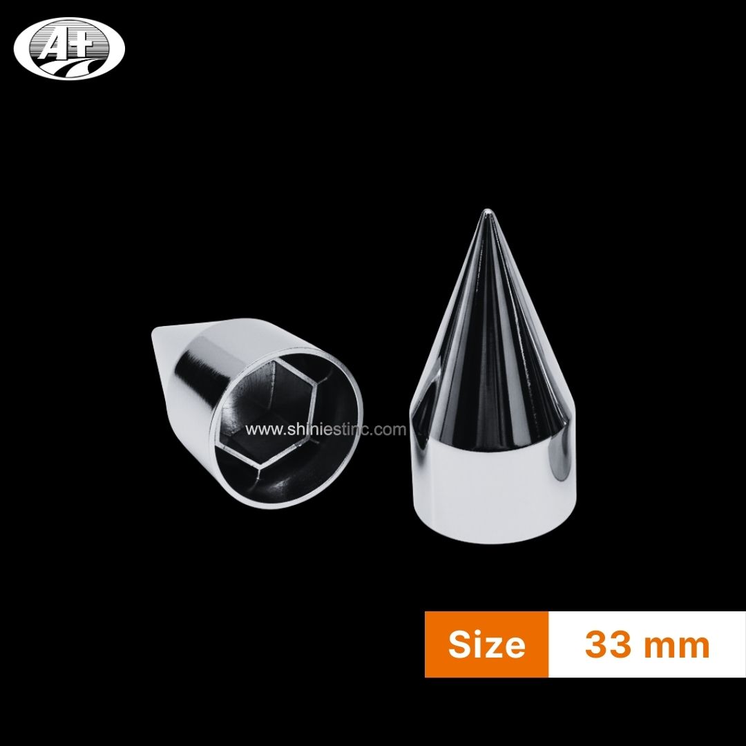 Us 22.5” ABS Chrome 33mm Conical Nut Cover