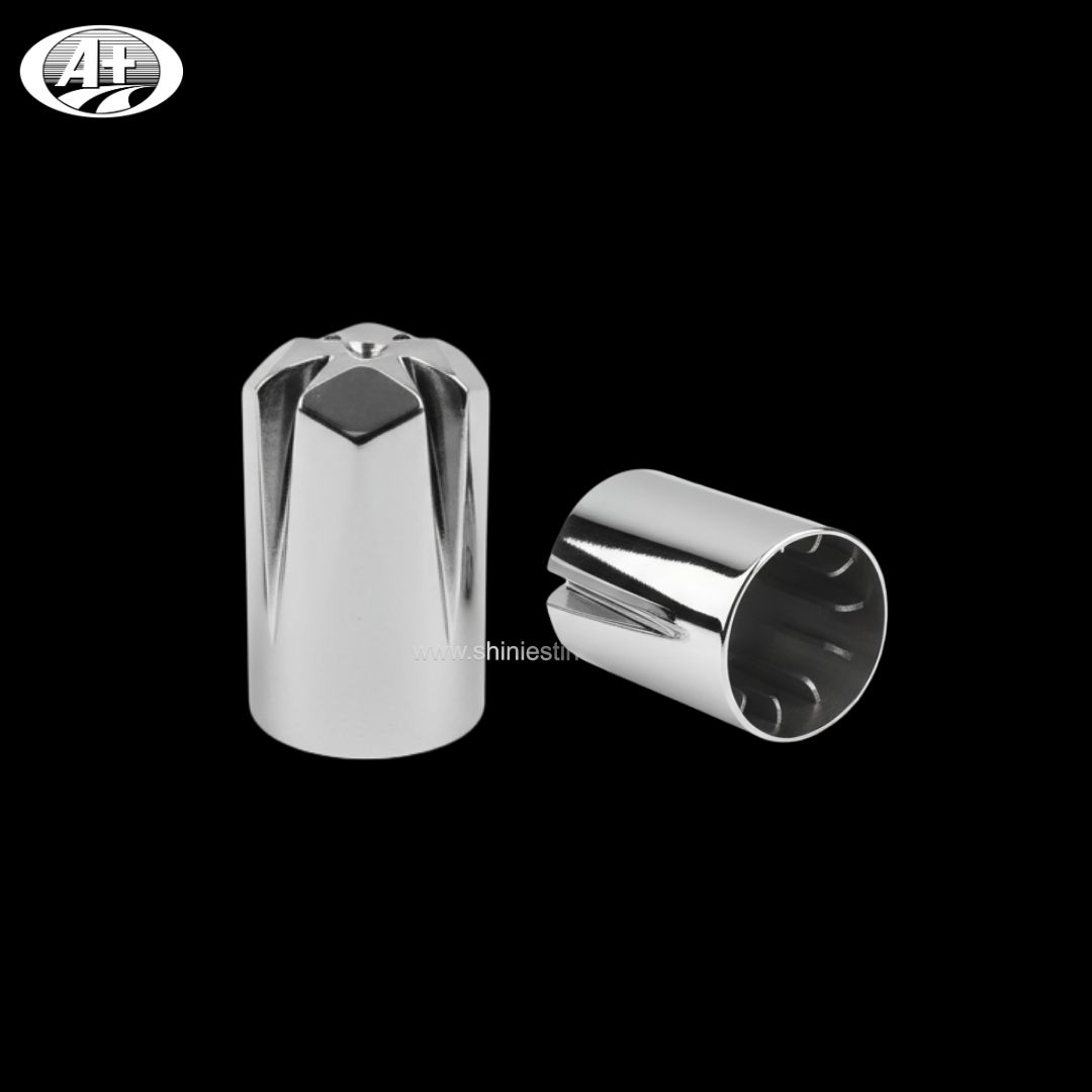 Us 22.5” ABS Chrome 33mm Star-Shape Wheel Nut Cover