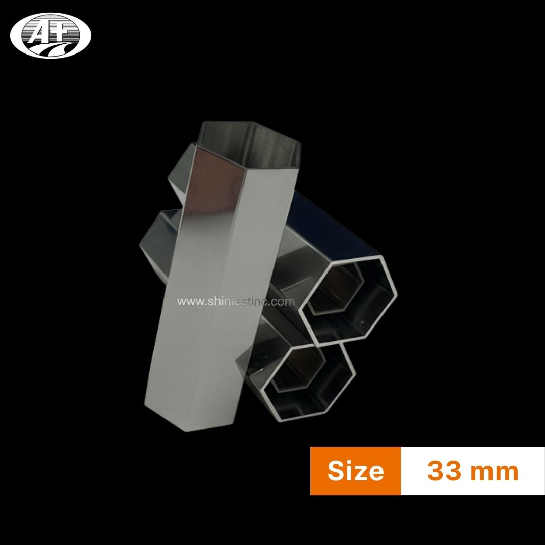 Us 22.5” ABS Chrome 33mm Hex Tube Nut Cover