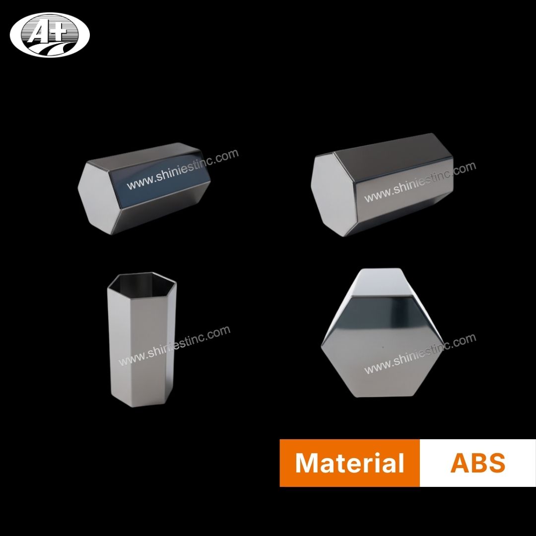 Us 22.5” ABS Chrome 33mm Hex Tube Nut Cover