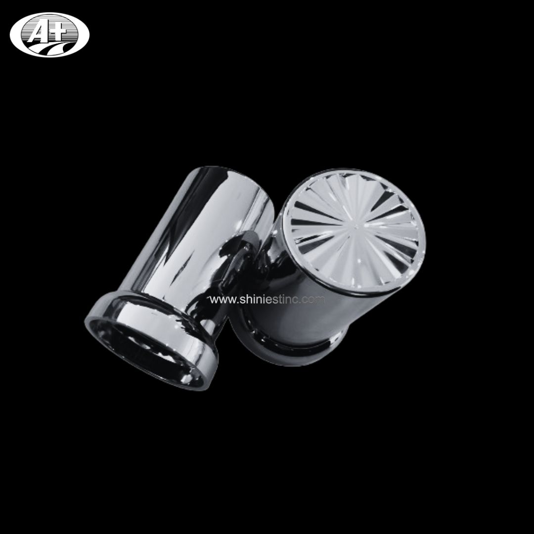 Us 22.5” ABS Chrome 33mm Cylindrical Wheel Nut Cover