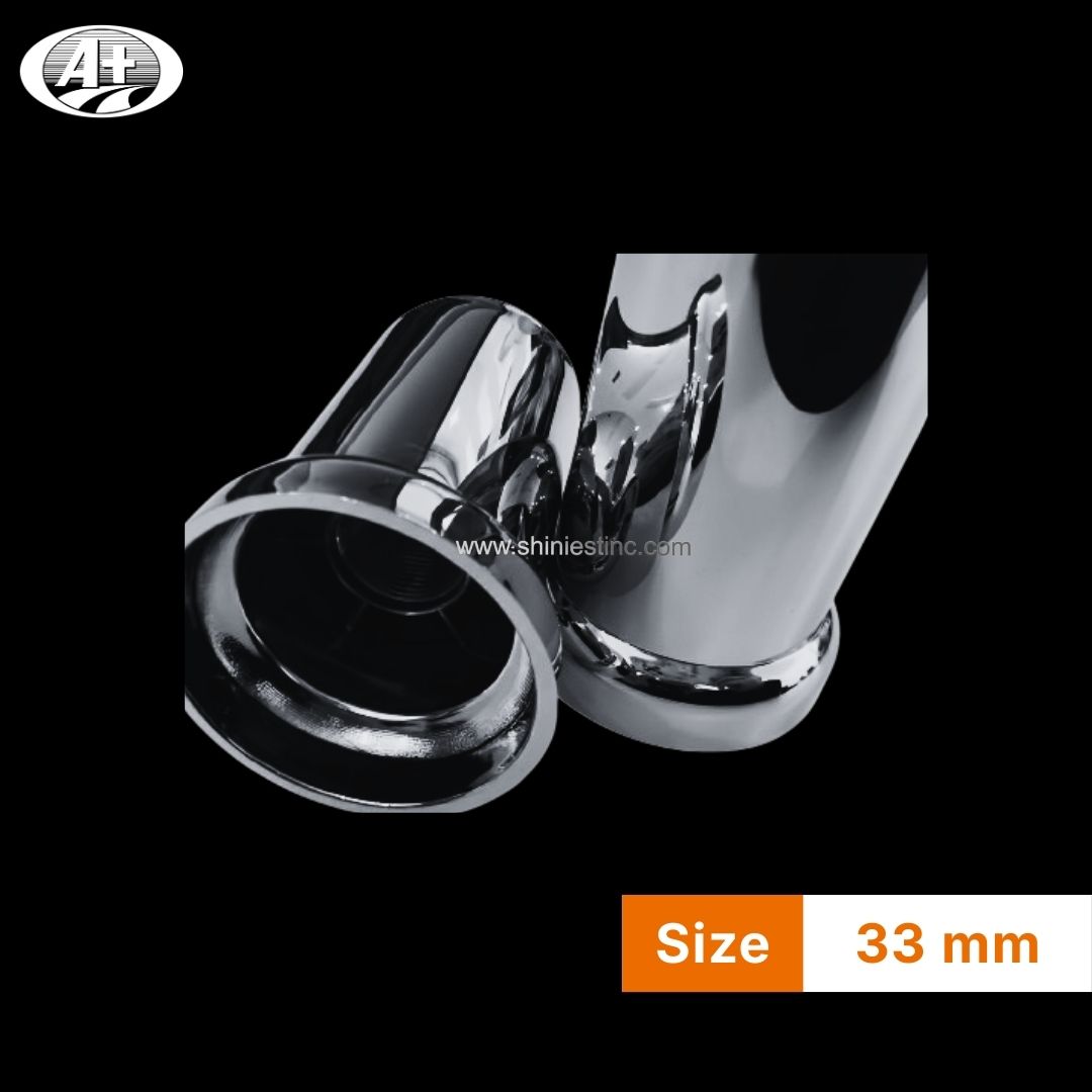 Us 22.5” ABS Chrome 33mm Cylindrical Wheel Nut Cover