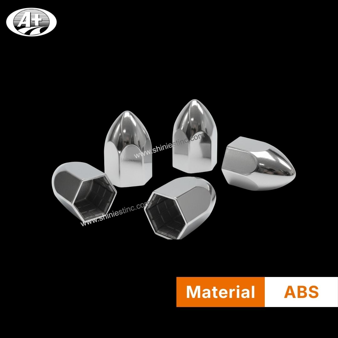 33mm ABS Chrome Bullet Wheel Nut Cover for 22.5” Trucks