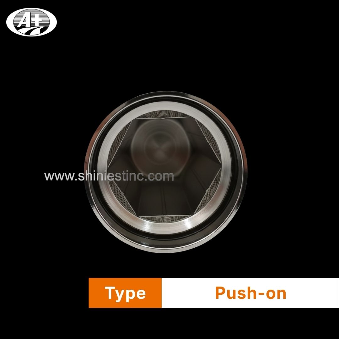 ABS Chrome 33mm Cone Style Nut Cover for 22.5 Inch Wheels