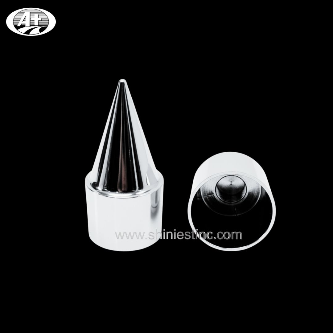 ABS Chrome 33mm Spike Wheel Nut Cover for 22.5 Inch Trucks