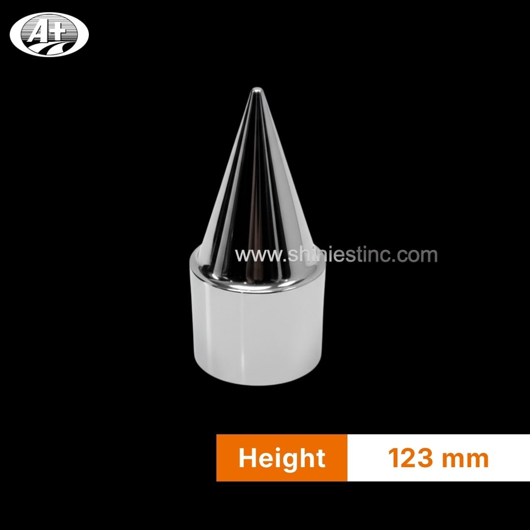 ABS Chrome 33mm Spike Wheel Nut Cover for 22.5 Inch Trucks