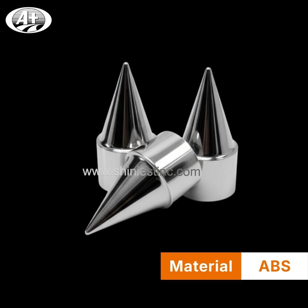 ABS Chrome 33mm Spike Wheel Nut Cover for 22.5 Inch Trucks