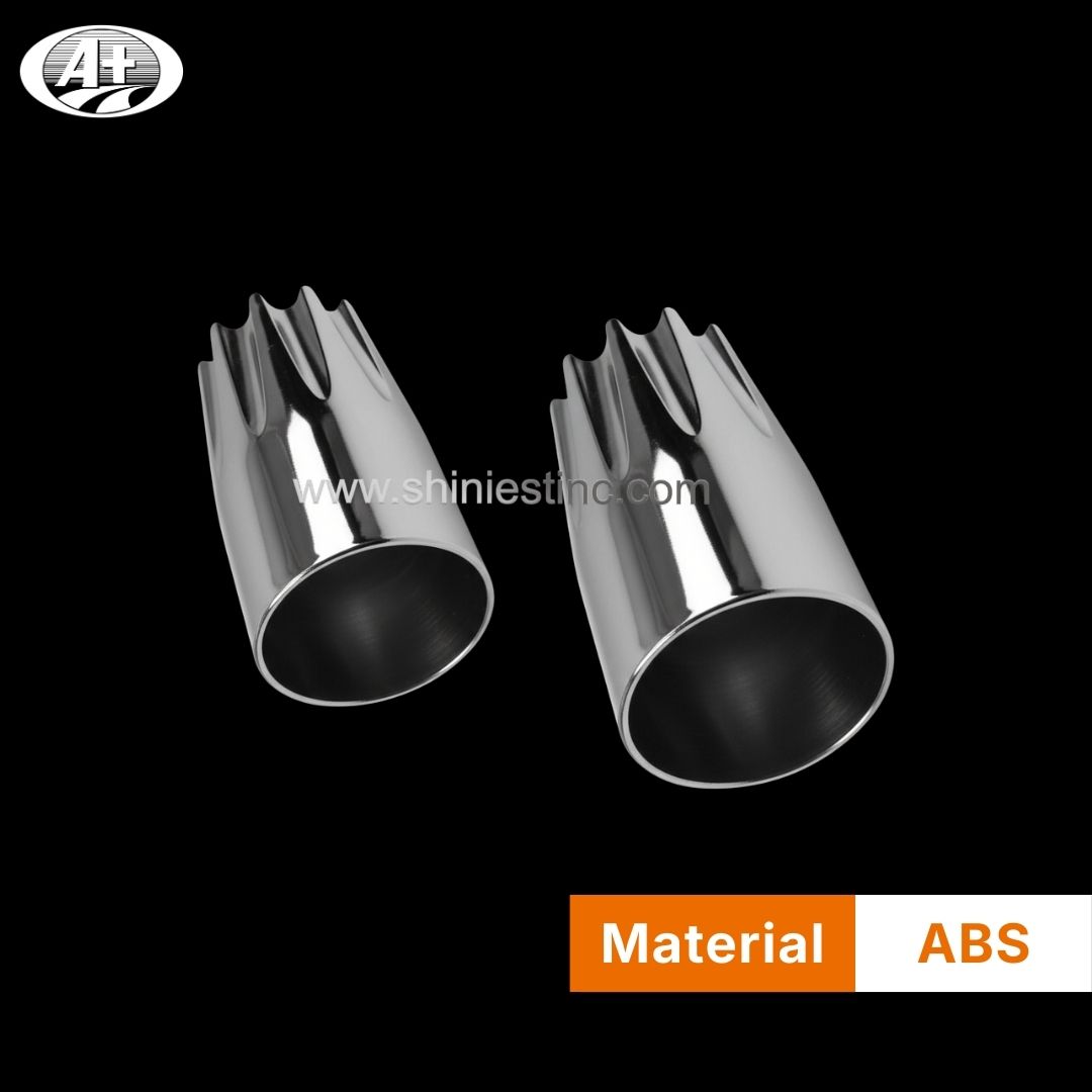 Heavy Duty 33mm Fluted Chrome ABS Truck Wheel Nut Cover