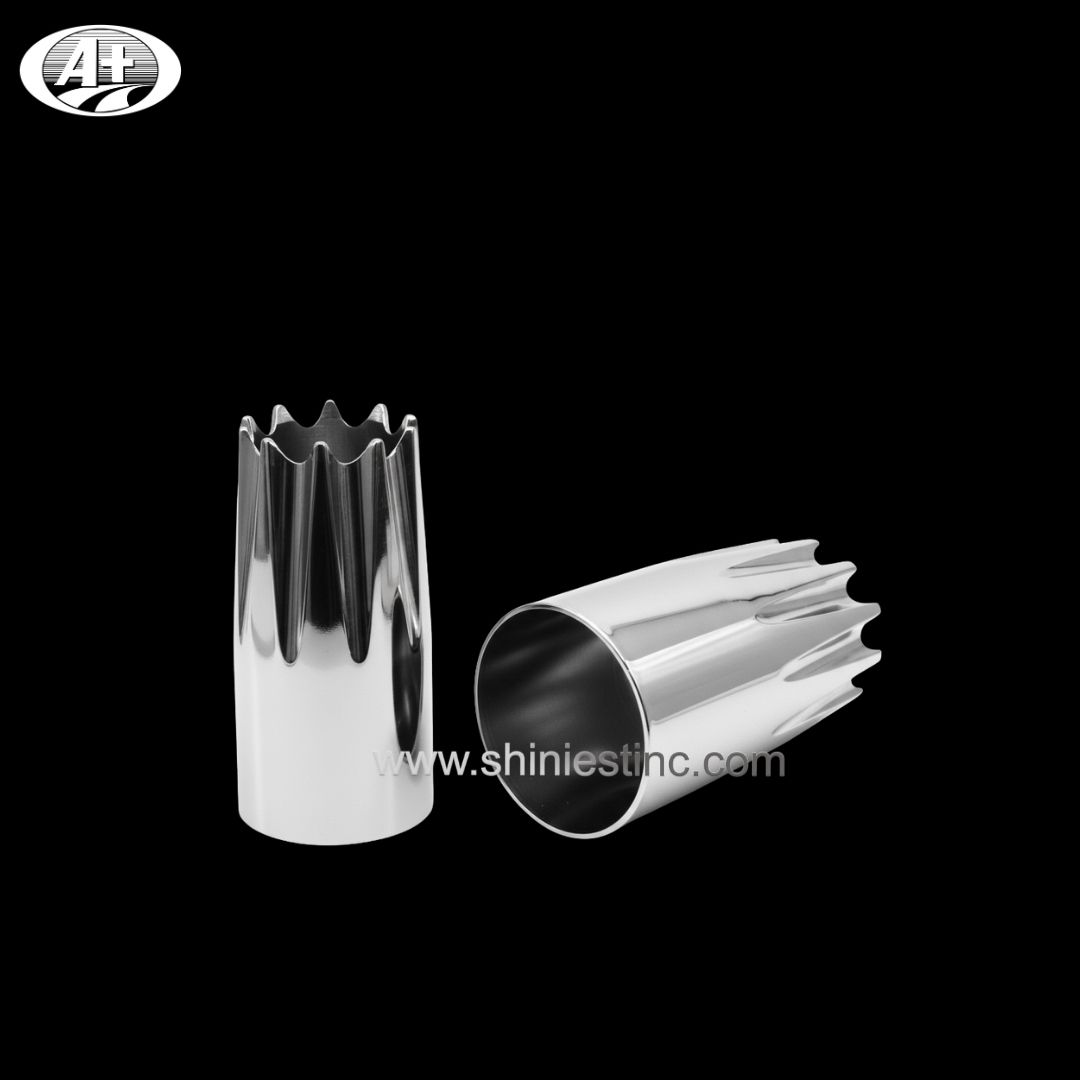 Heavy Duty 33mm Fluted Chrome ABS Truck Wheel Nut Cover