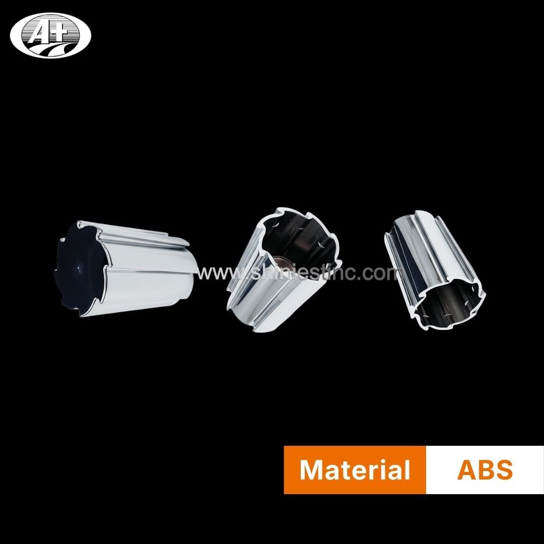 ABS Chrome 33mm Fluted Wheel Nut Cover for 22.5 Inch Trucks