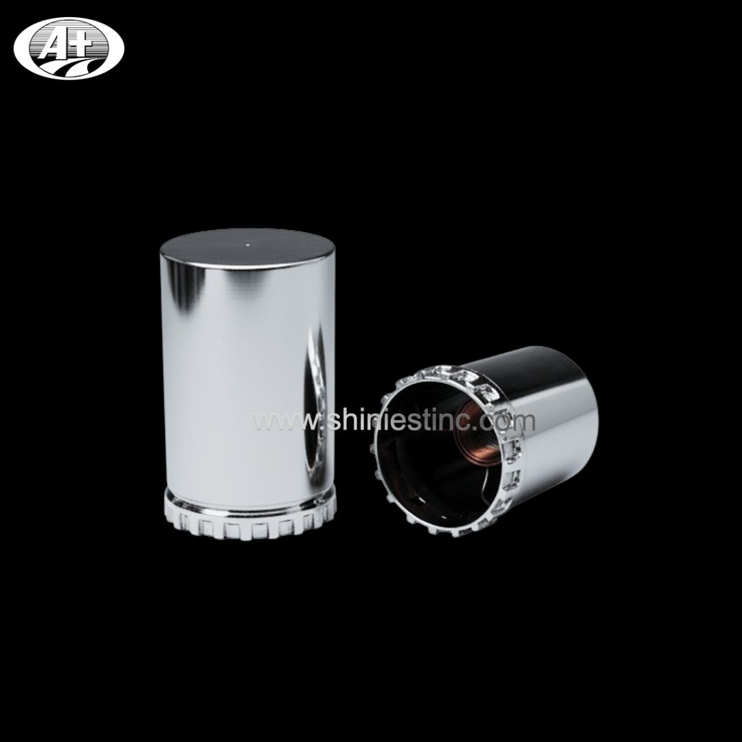 Twist-on 33mm Chrome ABS Round Lug Nut Cover for Heavy Duty Trucks