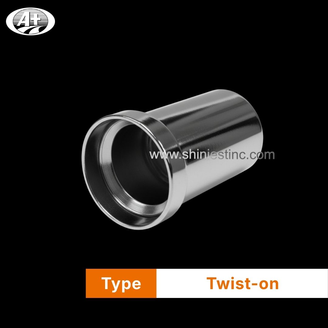 Standard Smooth 33mm Chrome ABS Wheel Nut Cover for Semi Trucks