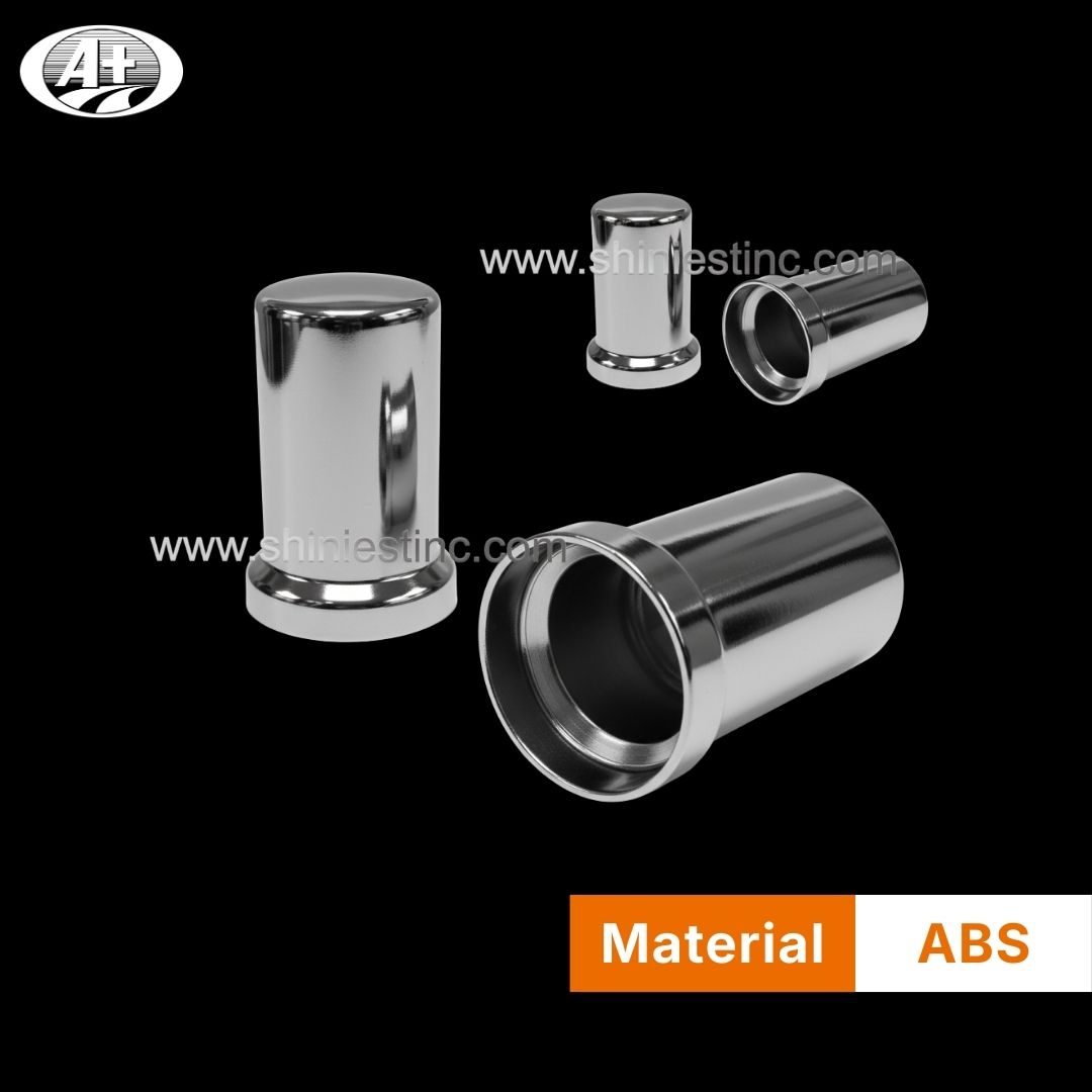 Standard Smooth 33mm Chrome ABS Wheel Nut Cover for Semi Trucks