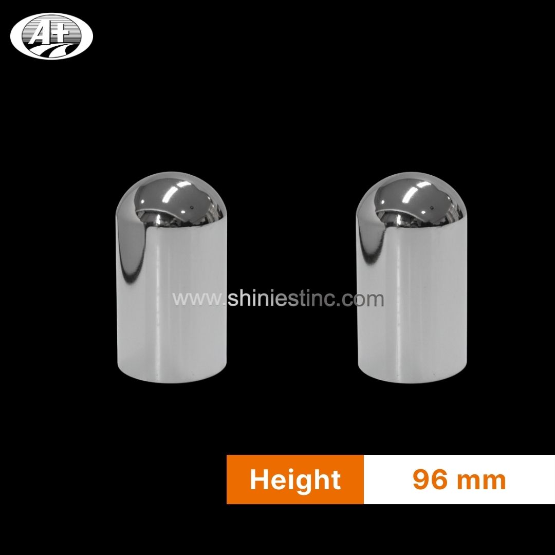 Chrome ABS 33mm Dome Lug Nut Cap for Heavy Duty Vehicles