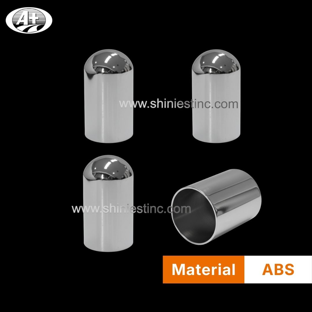 Chrome ABS 33mm Dome Lug Nut Cap for Heavy Duty Vehicles